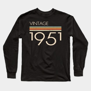 Vintage Classic 1951 Long Sleeve T-Shirt